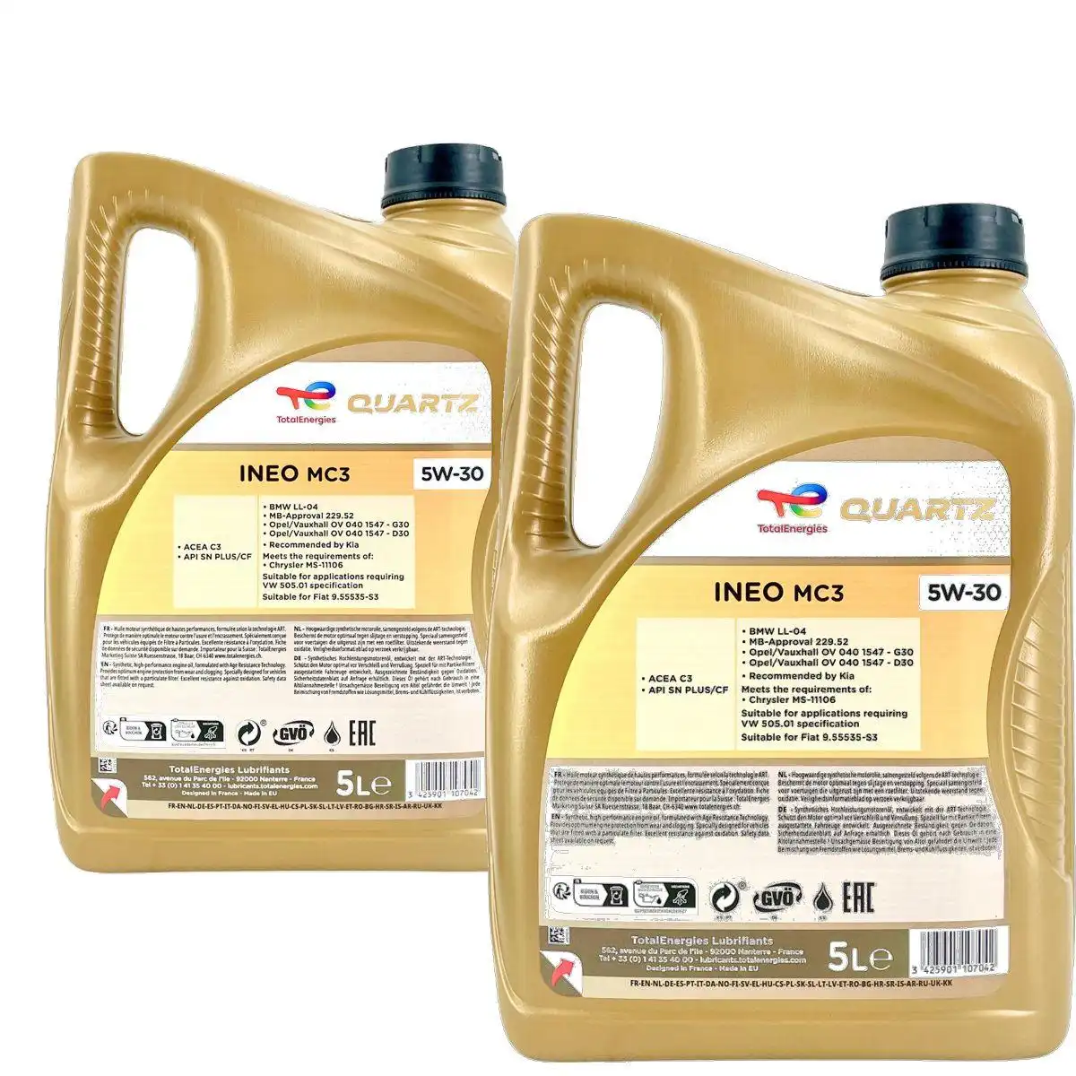 Total Quartz Ineo MC3 5W-30 2x5 Liter