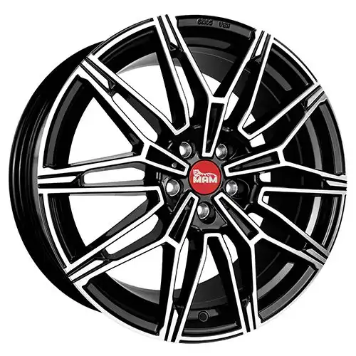 MAM WHEELS MAM B3 black front polished 8.5Jx19 5x120 ET20