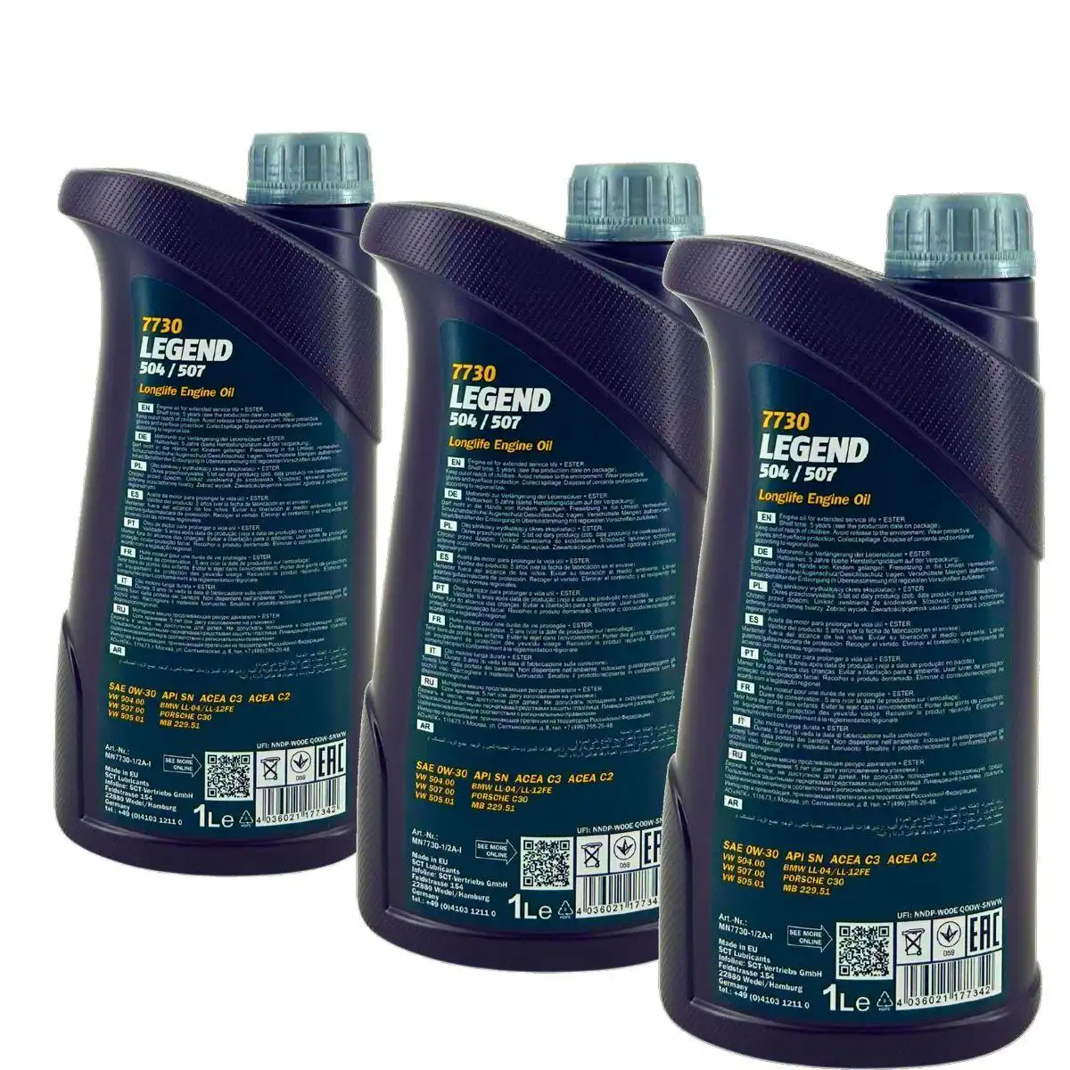 Mannol Legend 504/507 0W-30 3x1 Liter