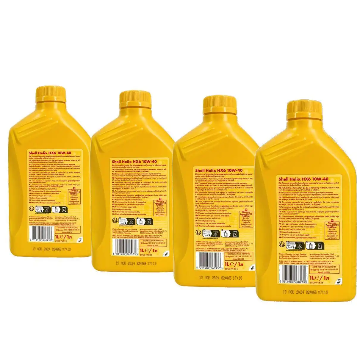 Shell Helix HX6 10W-40 4x1 Liter