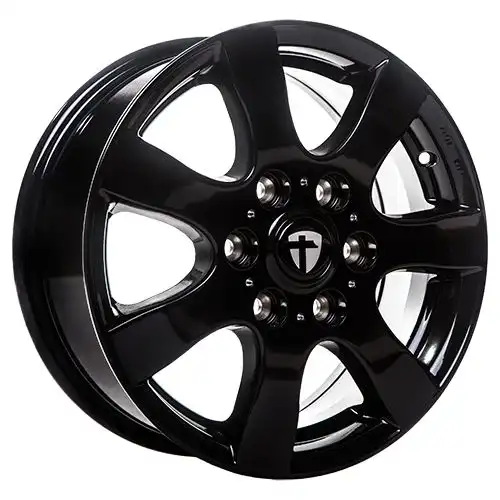 TOMASON TN3F black painted 6.5Jx16 5x118 ET60