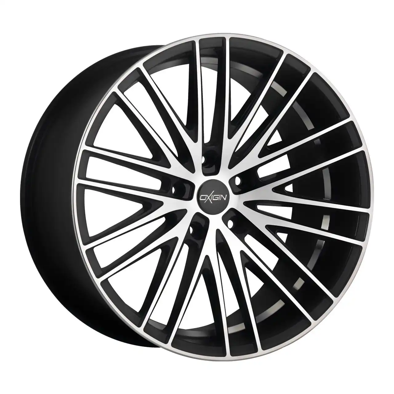 OXIGIN 19 OXSPOKE black full polish 7.5Jx17 5x114.3 ET48