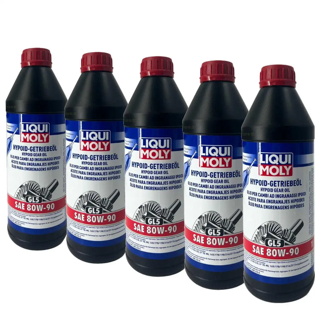 Liqui Moly Hypoid-Getriebeöl (GL5) SAE 80W-90 5x1 Liter
