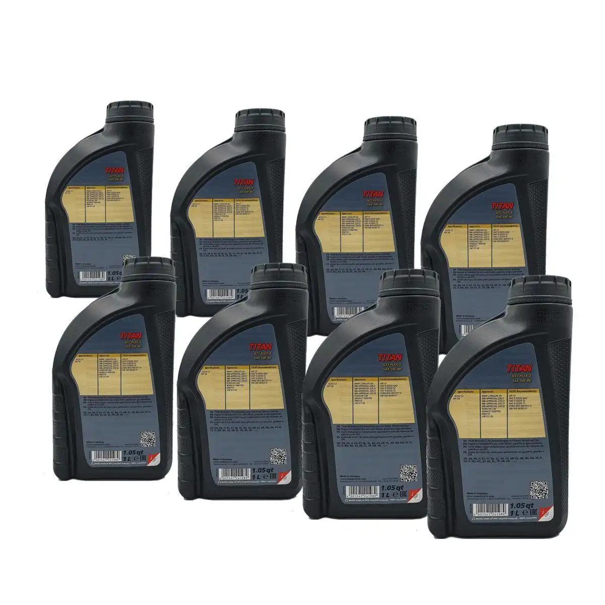 Fuchs Titan GT1 Flex 3 5W-40 8x1 Liter