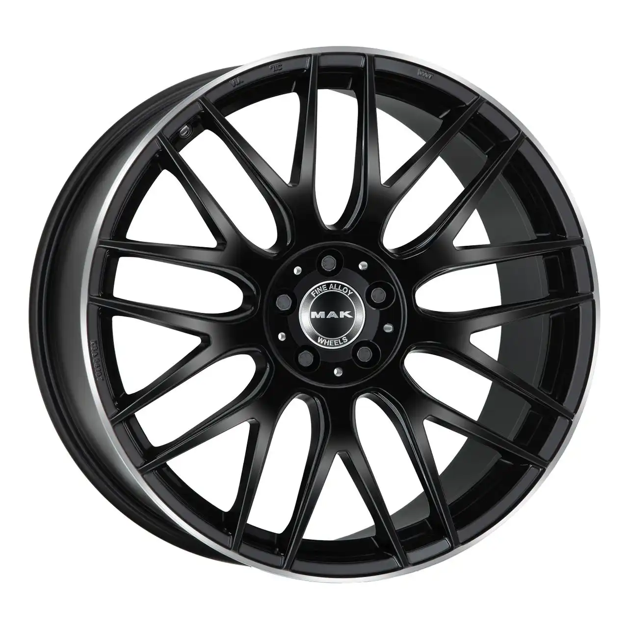 MAK ARROW gloss black mirror ring 10.0Jx21 5x112 ET62