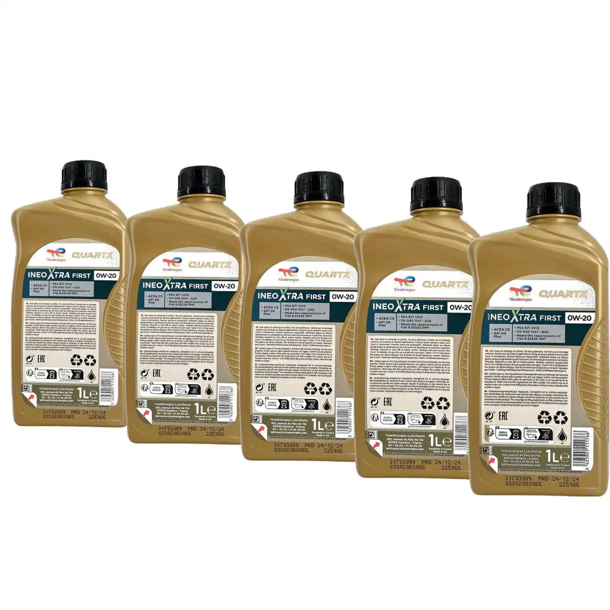 Total Quartz Ineo Xtra First 0W-20 5x1 Liter