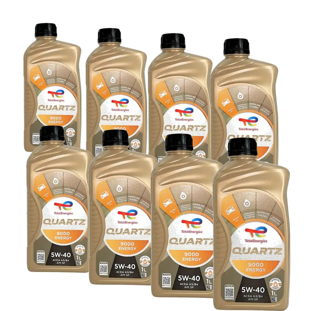 Total Quartz 9000 Energy 5W-40 8x1 Liter