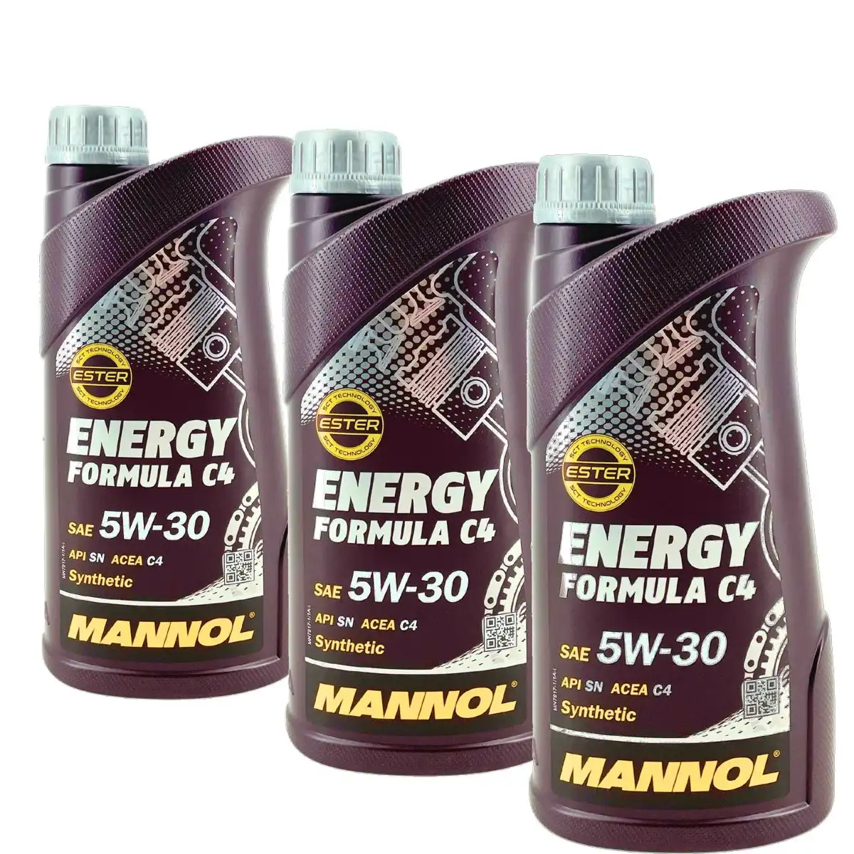 Mannol Energy Formula C4 5W-30 3x1 Liter
