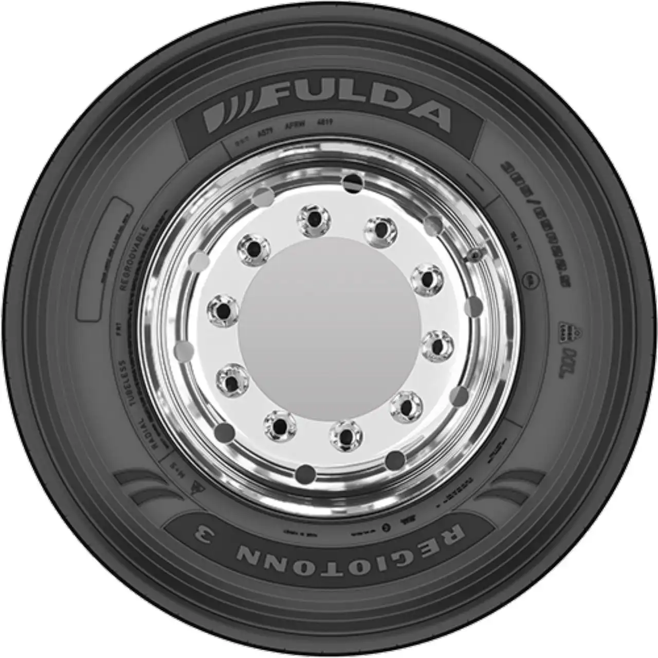 FULDA 385/65 R 22.5 HL TL 164K/158L REGIOTONN 3 20PR M+S 3PMSF LRL