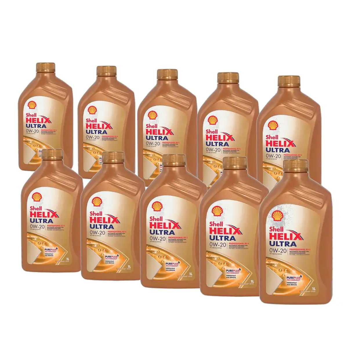 Shell Helix Ultra Professional AV-L 0W-20 10x1 Liter