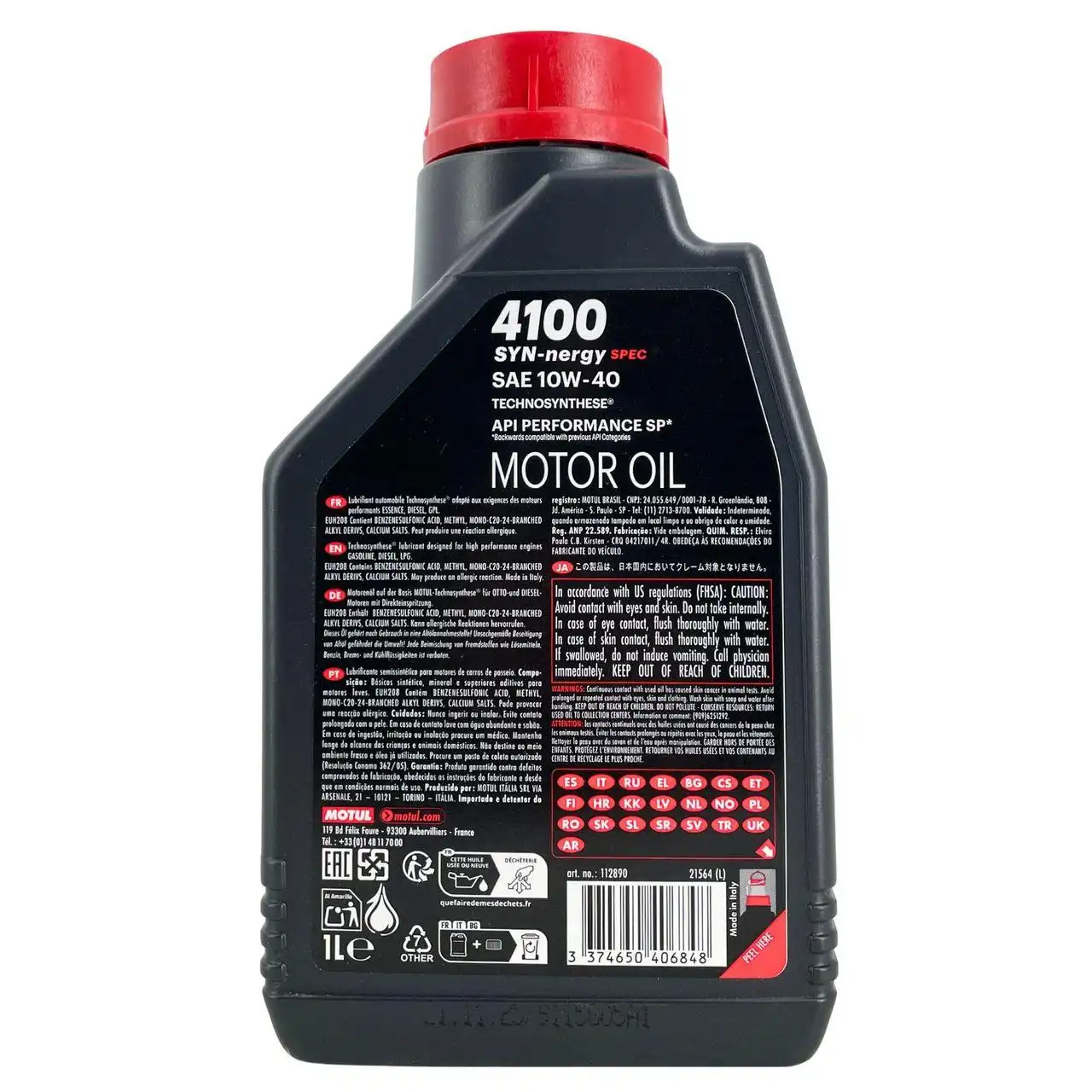 Motul 4100 SYN-nergy SPEC 10W-40 1 Liter