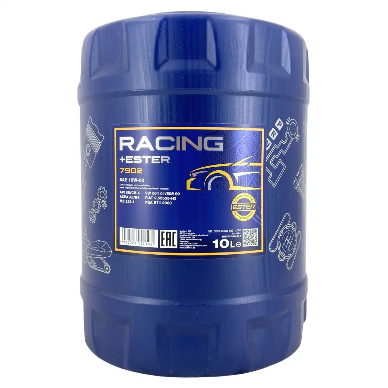 Mannol Racing + Ester 10W-60 10 Liter