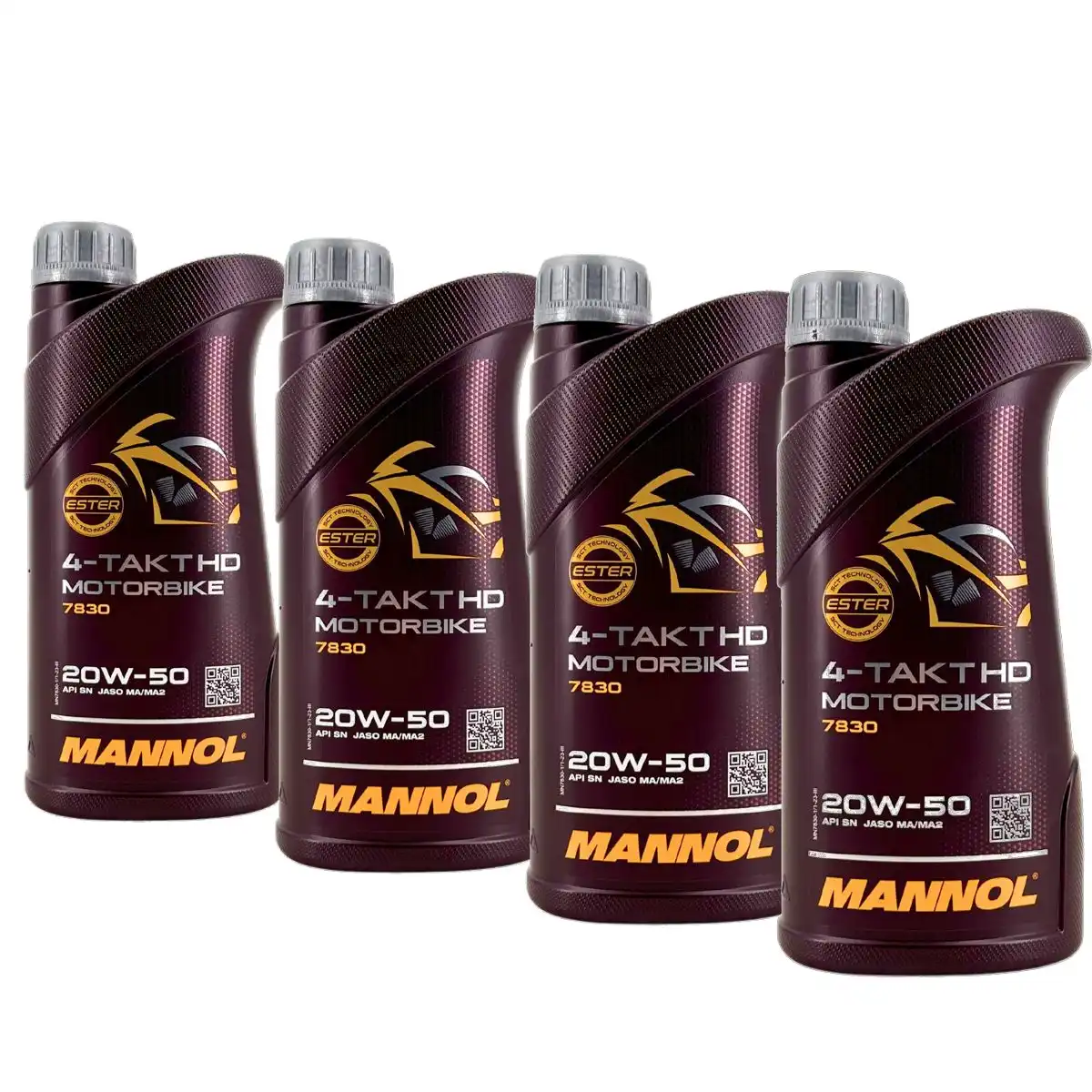 Mannol 4-Takt Motorbike HD 20W-50 4x1 Liter