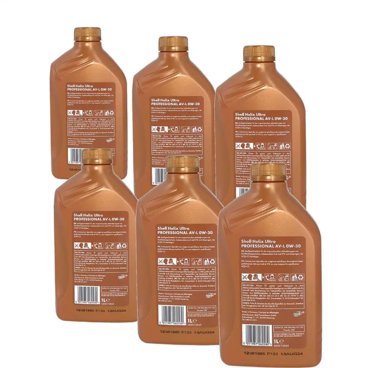 Shell Helix Ultra Professional AV-L 0W-30 6x1 Liter
