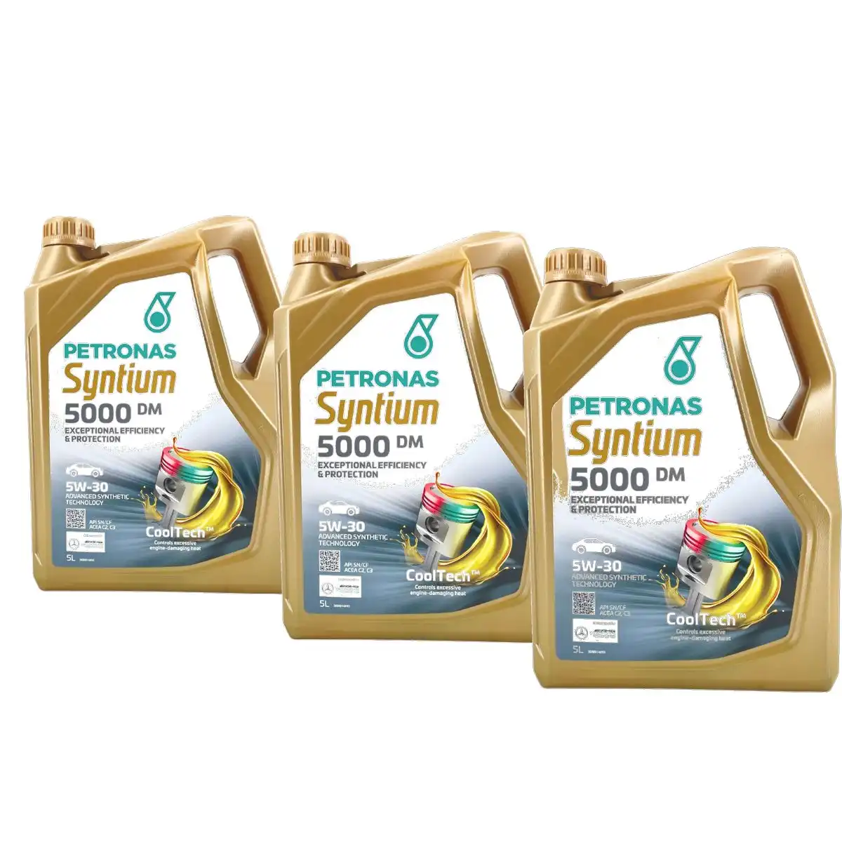 Petronas Syntium 5000 DM 5W-30 SN 3x5 Liter