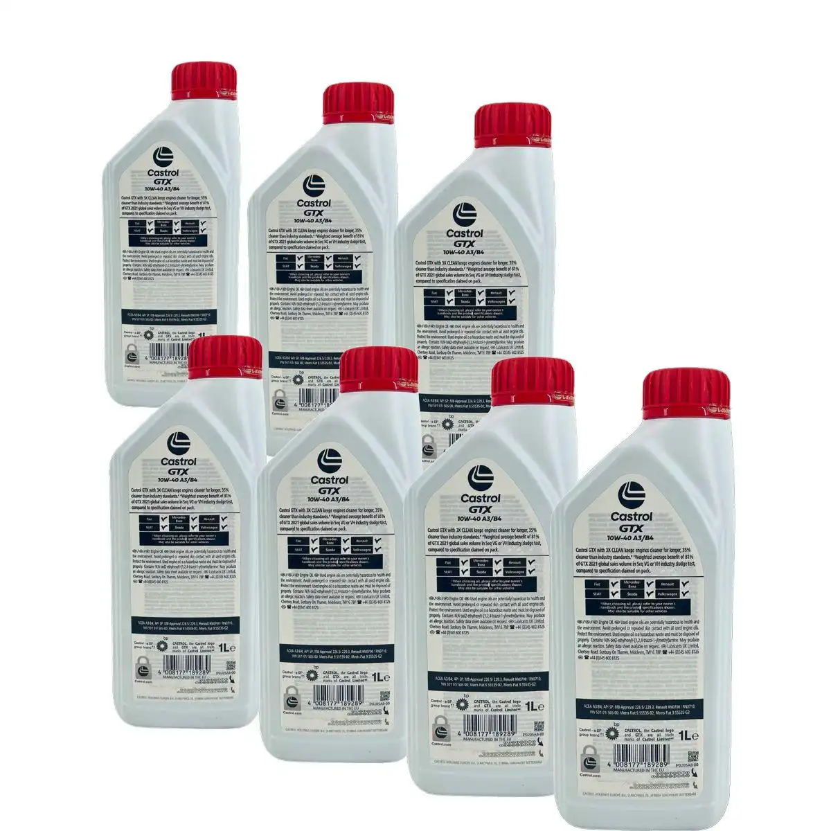 Castrol GTX 10W-40 A3/B4 7x1 Liter
