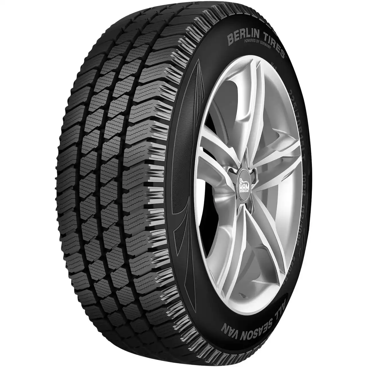 Berlin Tires ALL SEASON VAN 215/75R16C 113/111R MFS BSW 215/75 RC16