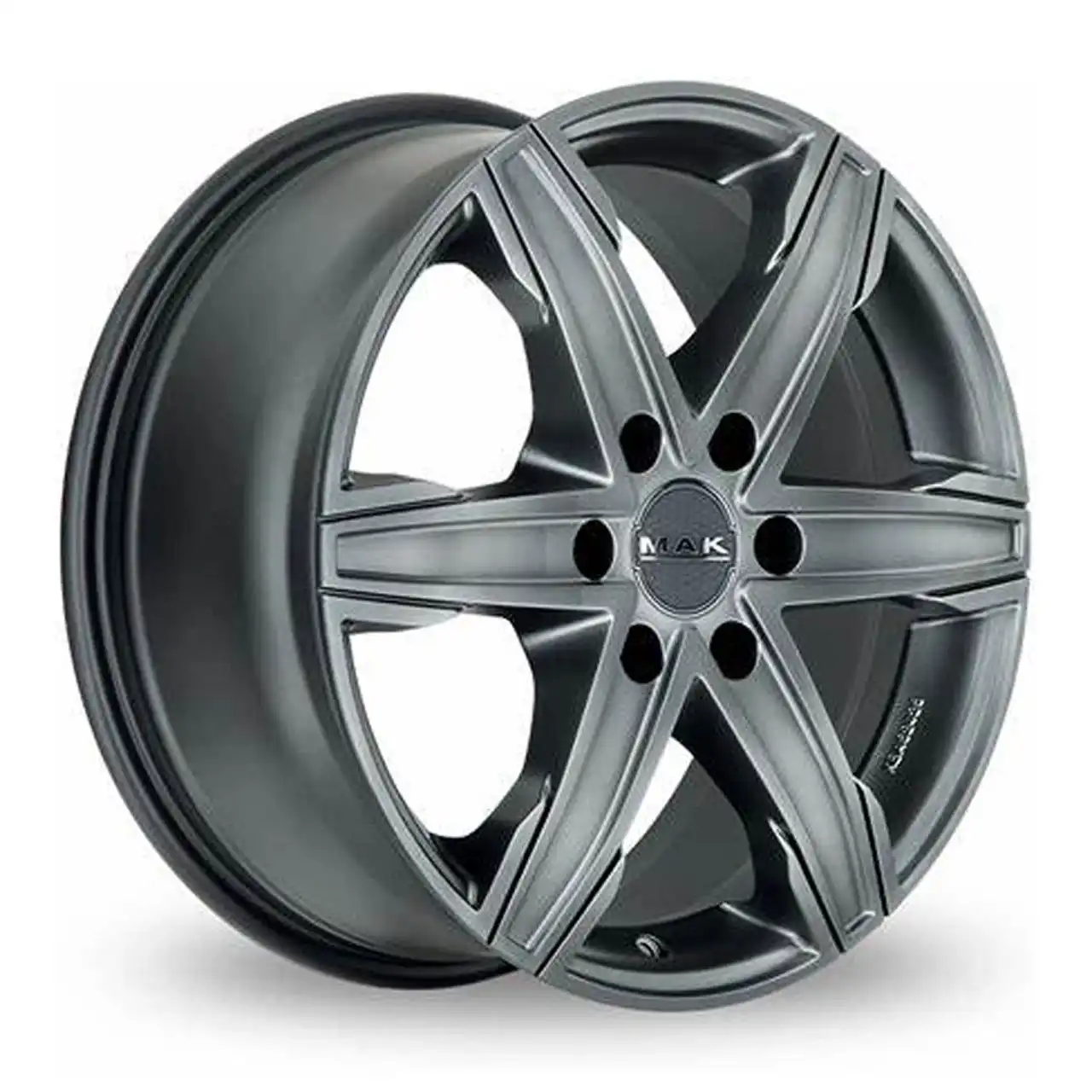 MAK KING 6 titan matt 8.0Jx18 6x130 ET50