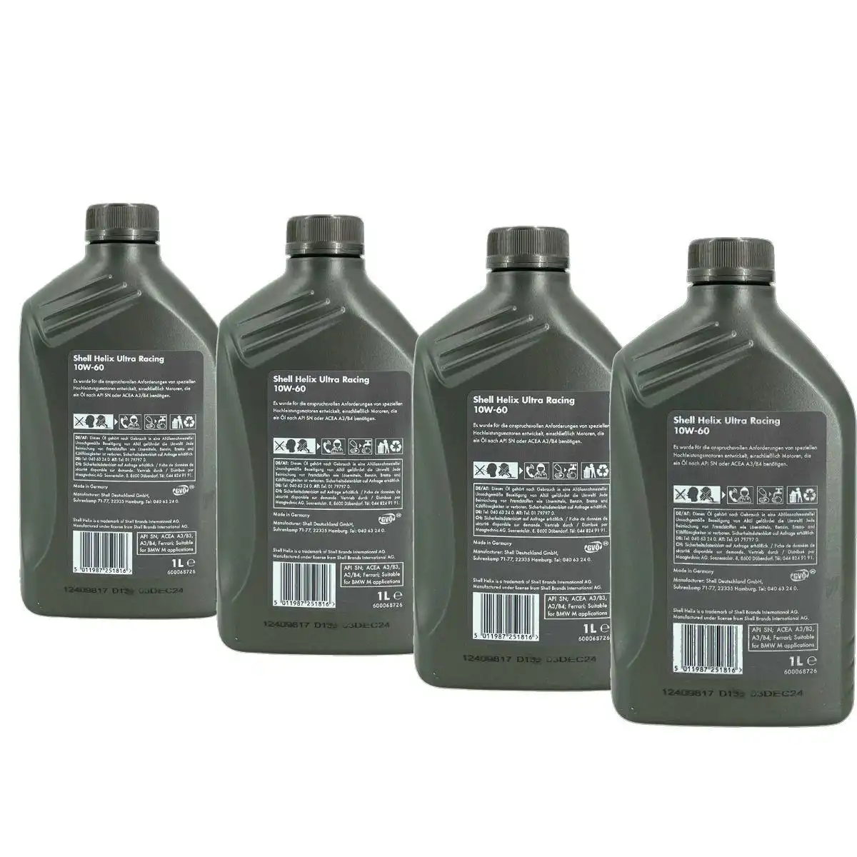 Shell Helix Ultra Racing 10W-60 4x1 Liter