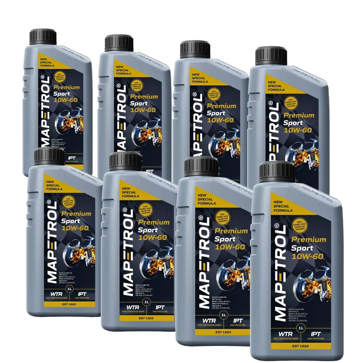 Mapetrol Premium Sport 10W-60 8x1 Liter
