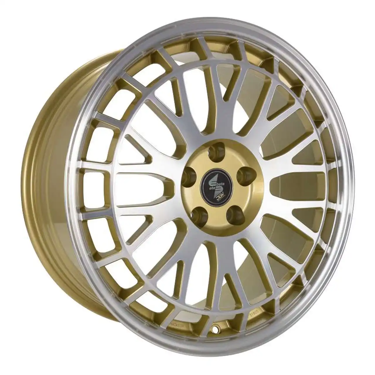 ETABETA UNIT gold lip spokes polish 8.5Jx19 5x112 ET50