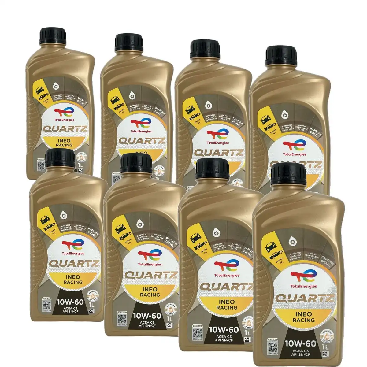 Total Quartz Ineo Racing 10W-60 8x1 Liter