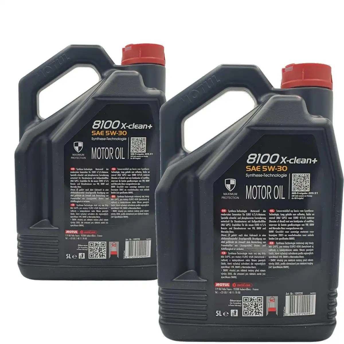 Motul 8100 X-clean+ 5W-30 2x5 Liter