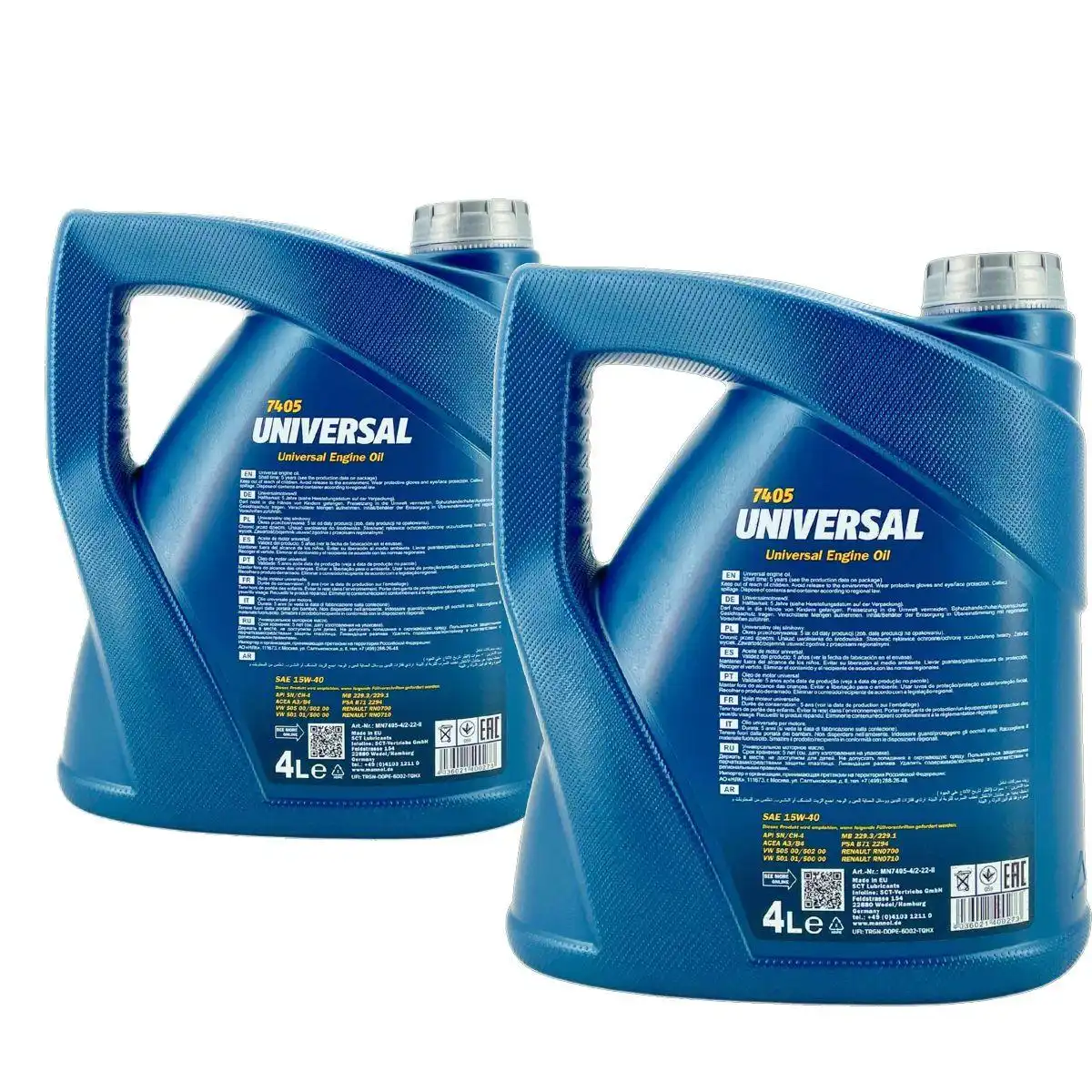Mannol Universal 15W-40 2x4 Liter