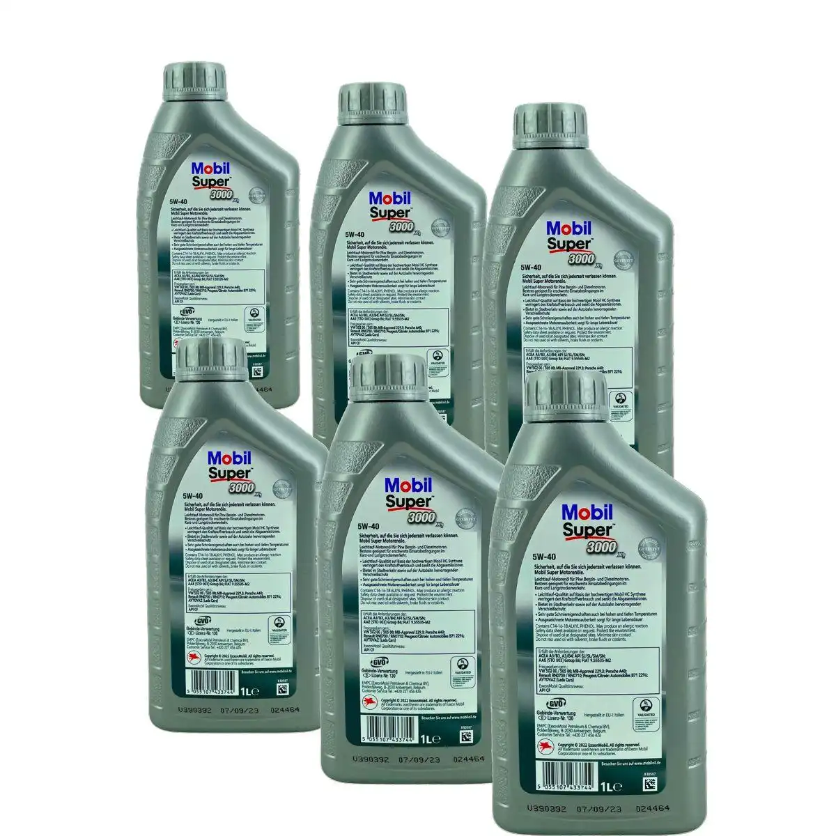 Mobil Super 3000 X1 5W-40 6x1 Liter