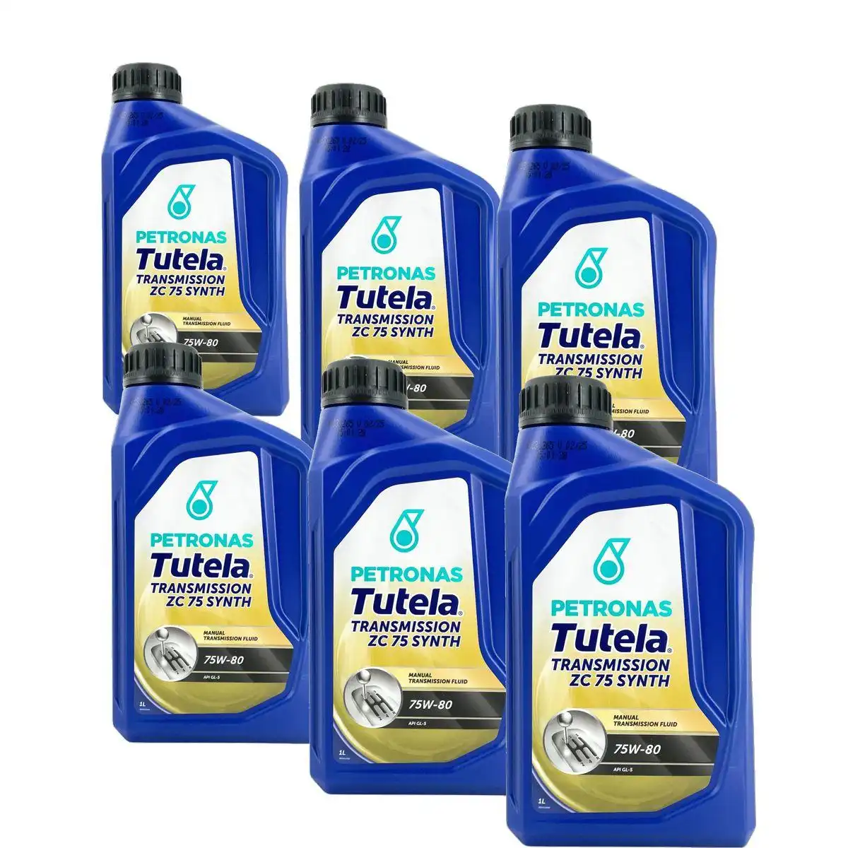 Petronas Tutela Transmission ZC 75 Synth 75W-80 API GL-5 6x1 Liter