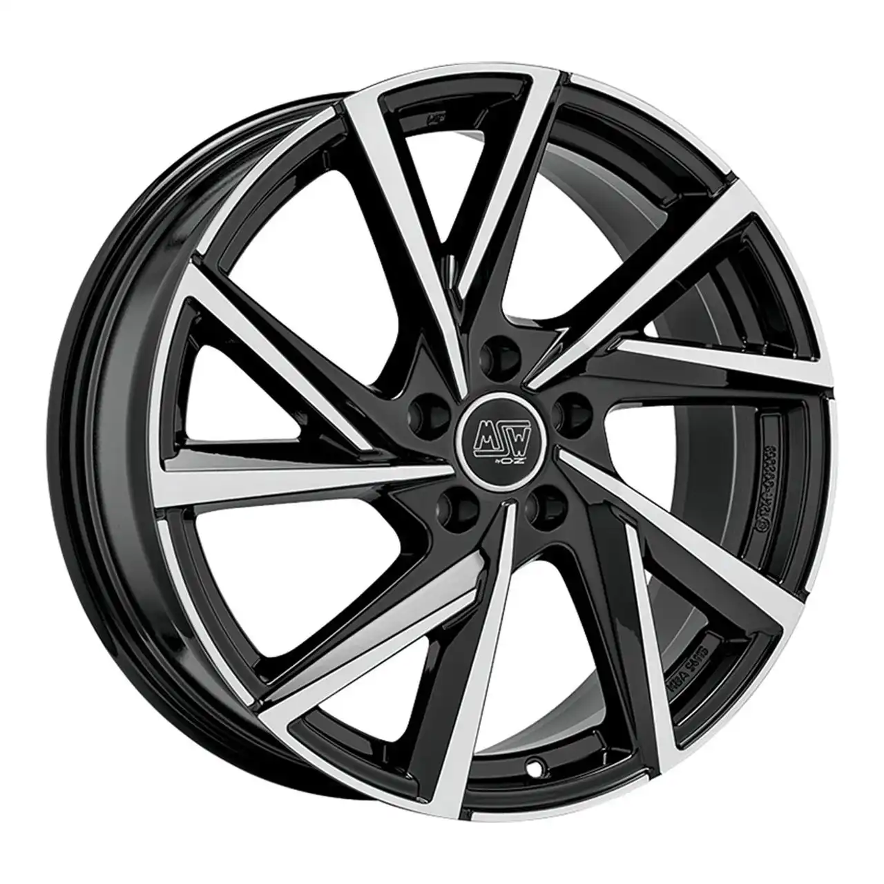 MSW (OZ) MSW 80/5 gloss black full polished 7.5Jx17 5x112 ET29