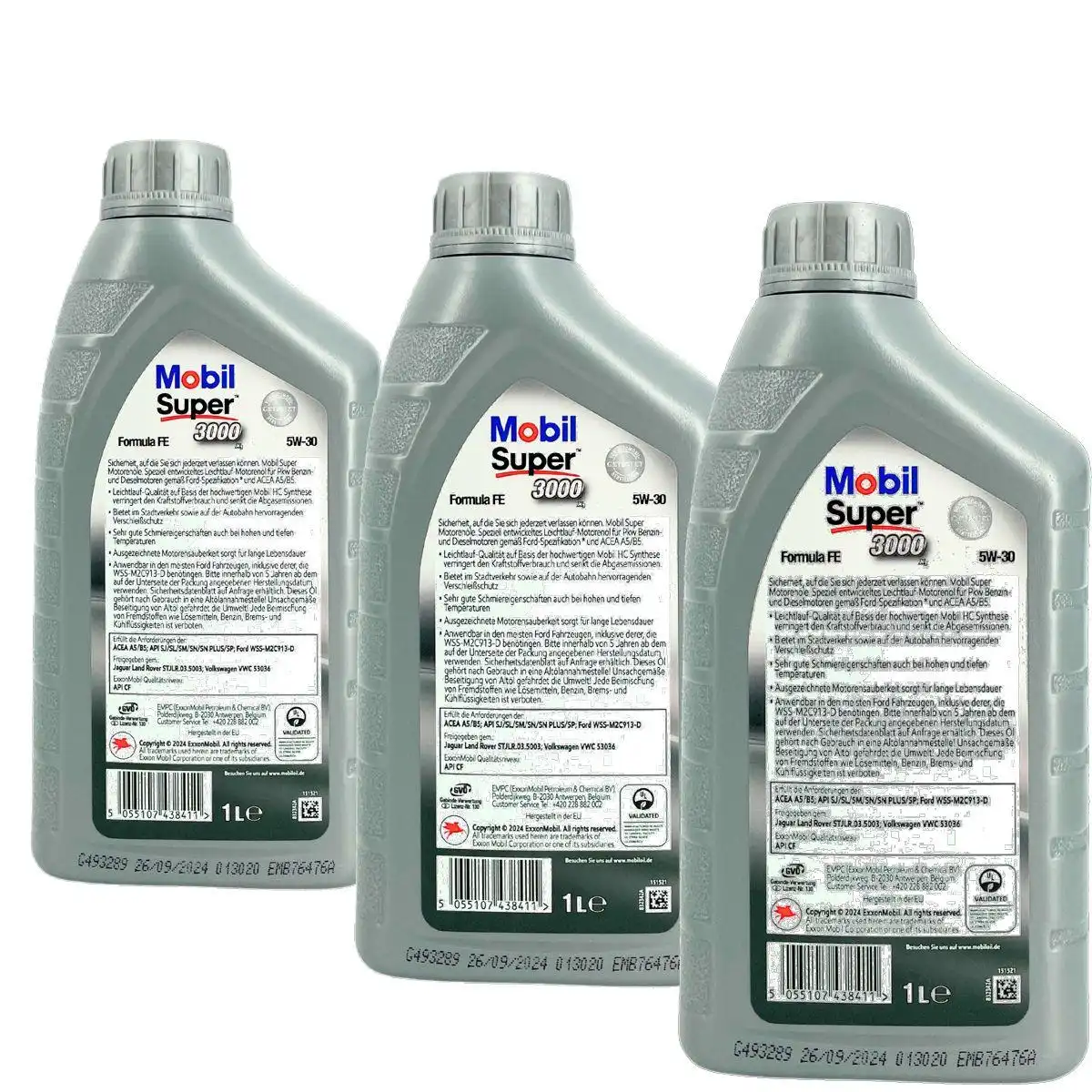 Mobil Super 3000 X1 Formula FE 5W-30 3x1 Liter