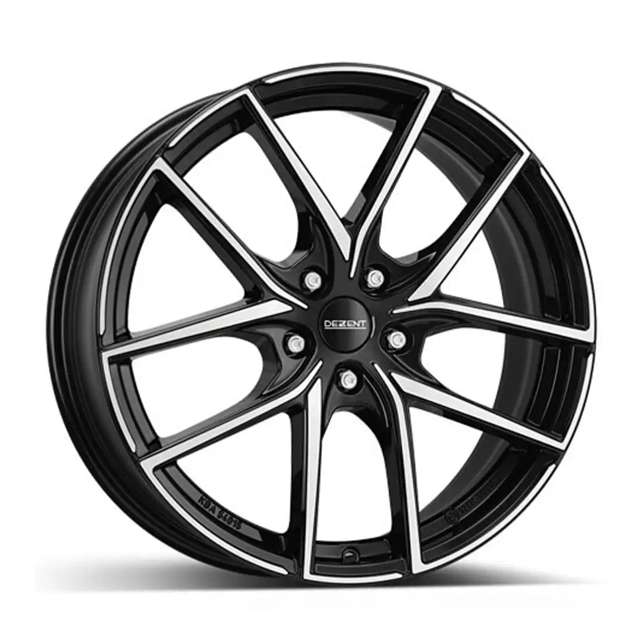 DEZENT DEZENT TO DARK black/polished 8.0Jx18 5x108 ET55