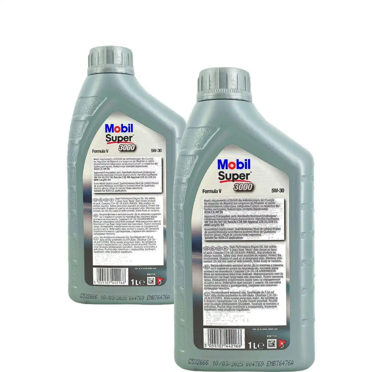 Mobil Super 3000 Formula V 5W-30 2x1 Liter