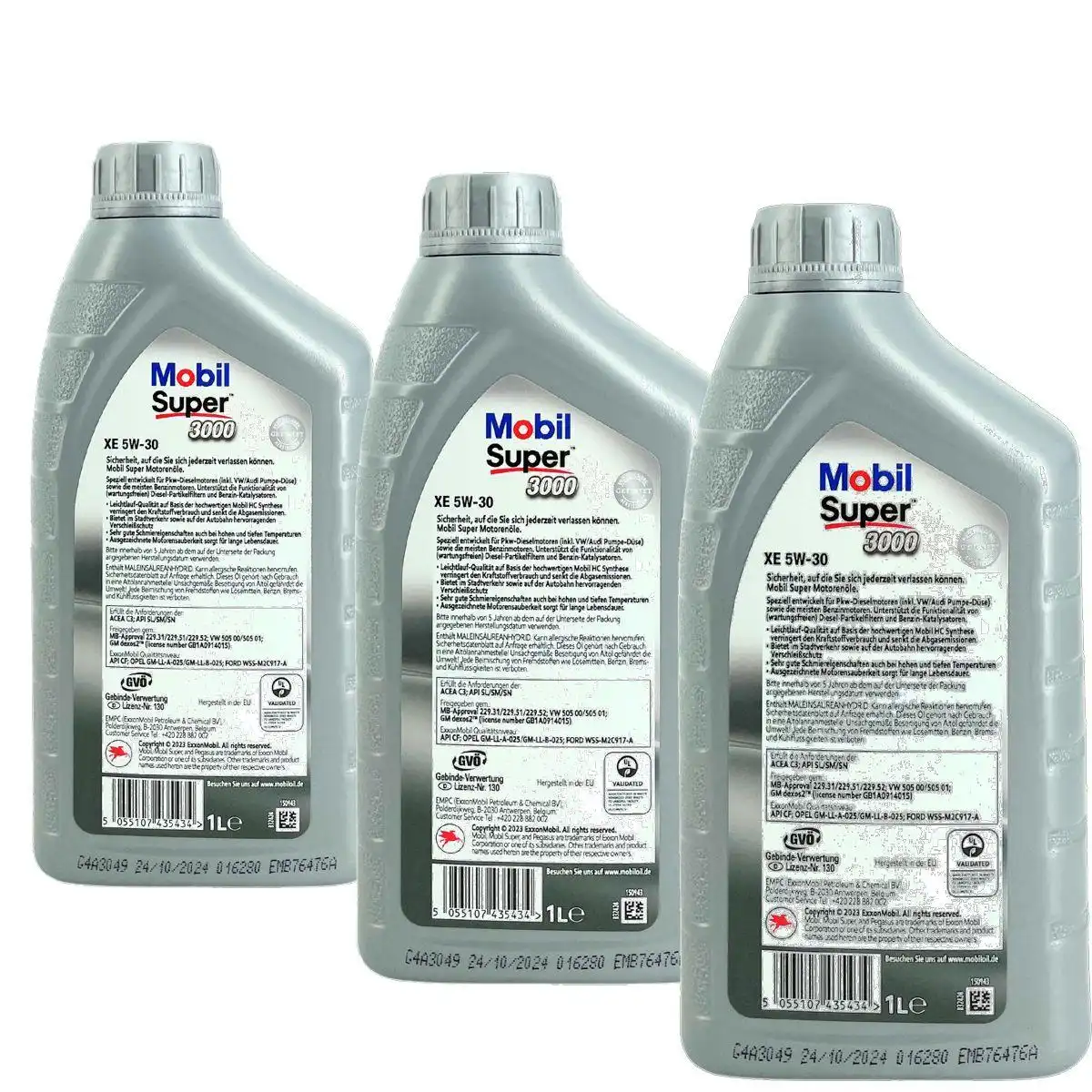 Mobil Super 3000 XE 5W-30 3x1 Liter