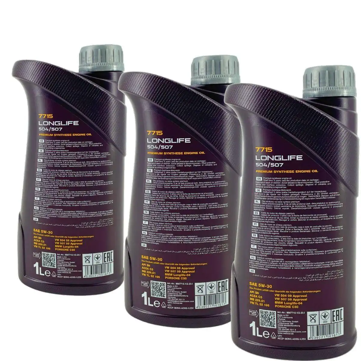 Mannol Longlife 504/507 5W-30 3x1 Liter