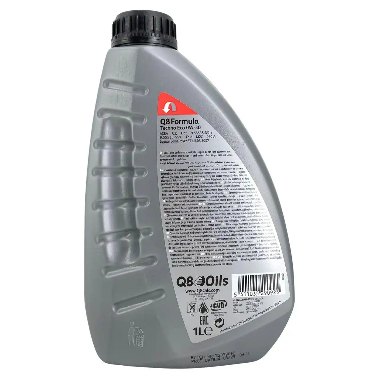 Q8 Formula Techno Eco 0W-30 1 Liter