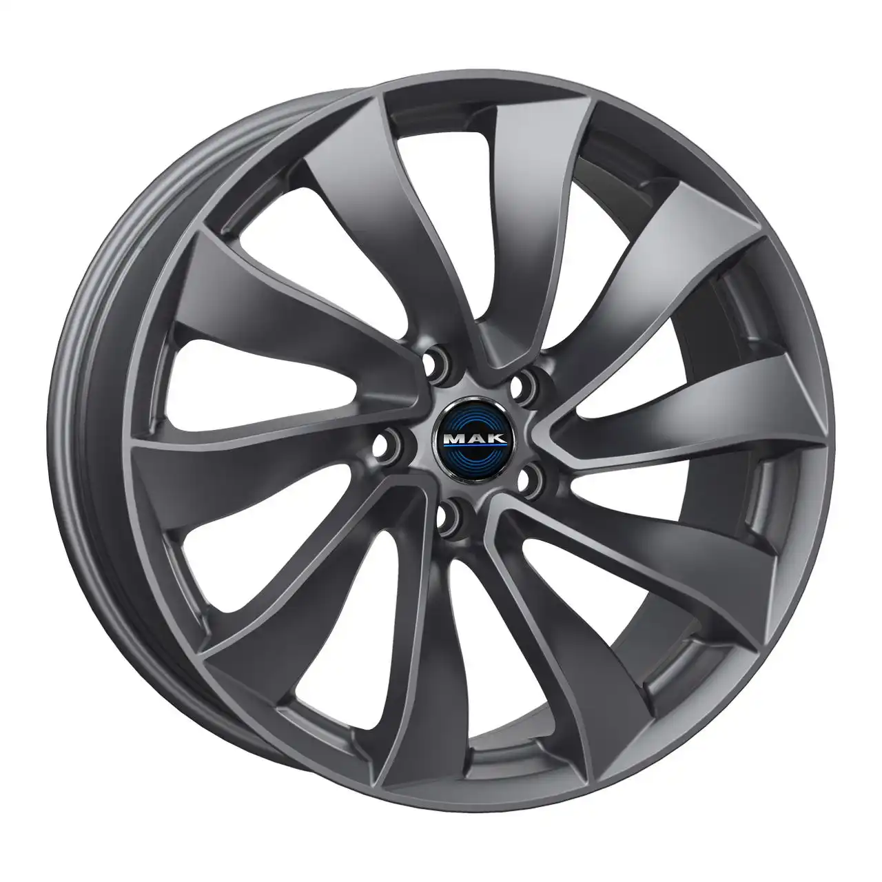 MAK SOLAR gloss gun metallic 9.5Jx20 5x114.3 ET45