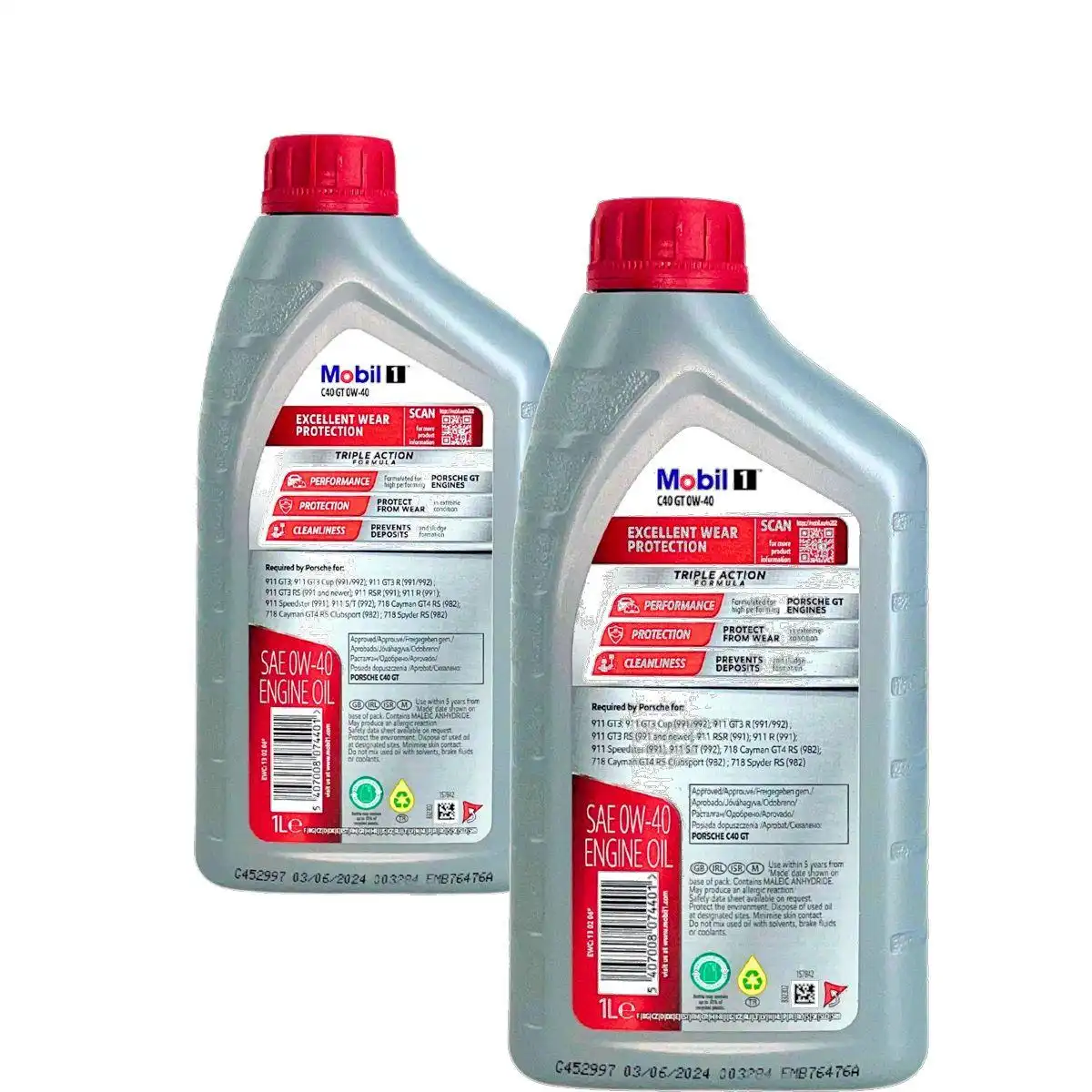 Mobil 1 C40 GT 0W-40 2x1 Liter