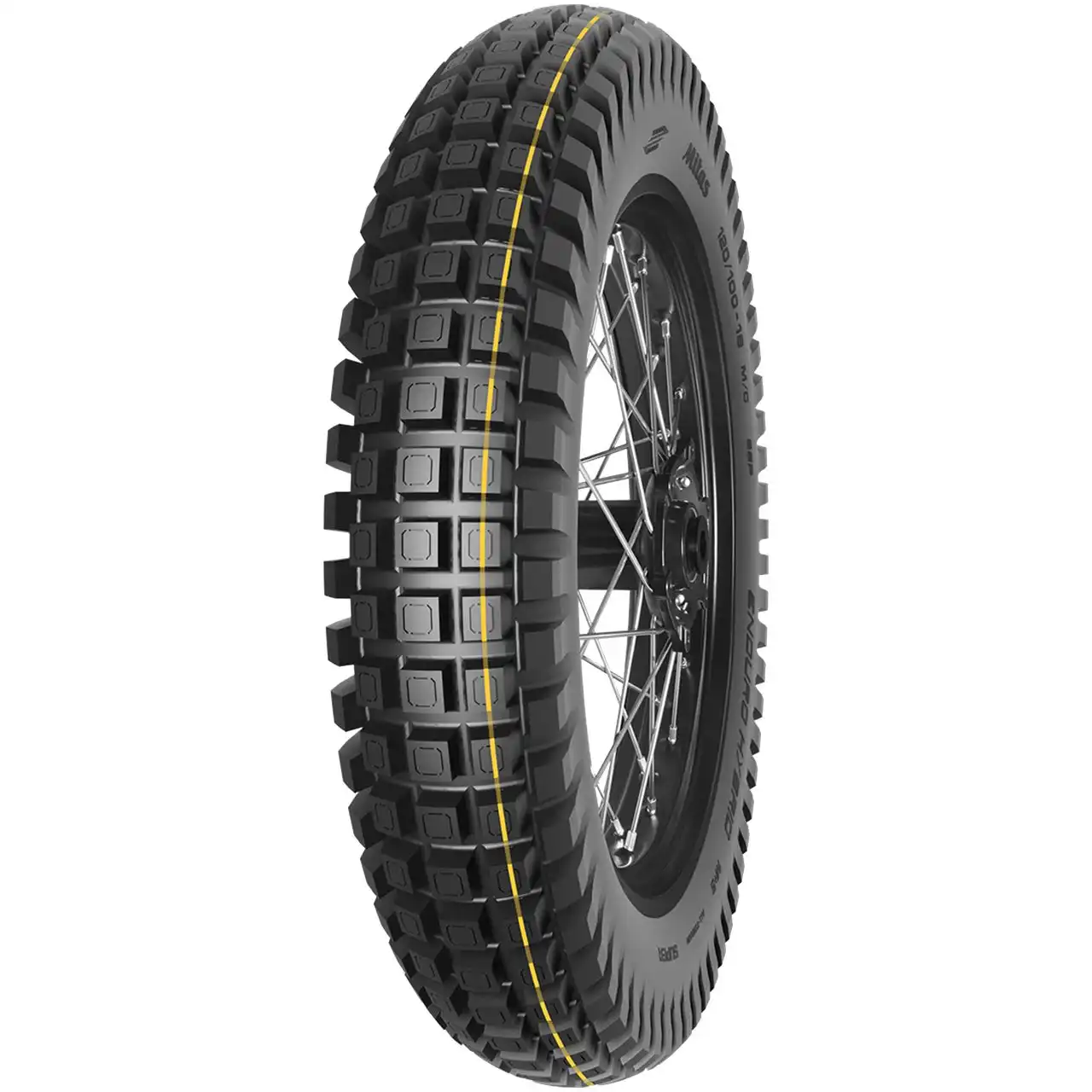 MITAS 120/100 - 18 M/C TL/TT 68P ENDURO HYBRID SUPER LIGHT (GREEN) M+S (IND)