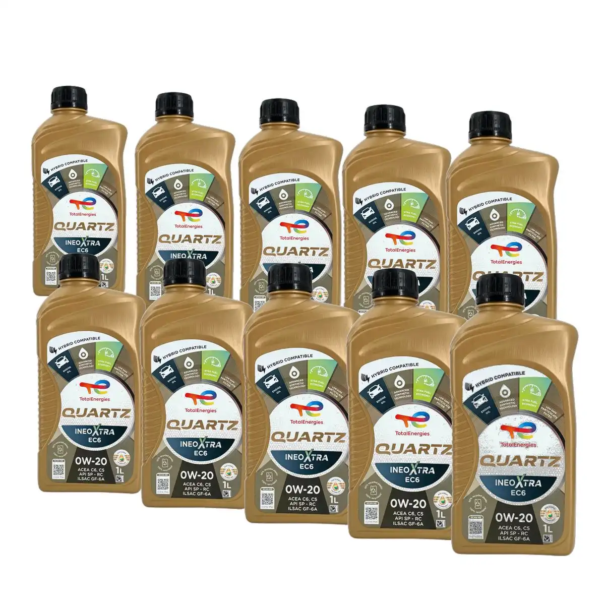 Total Quartz Ineo Xtra EC6 0W-20 10x1 Liter