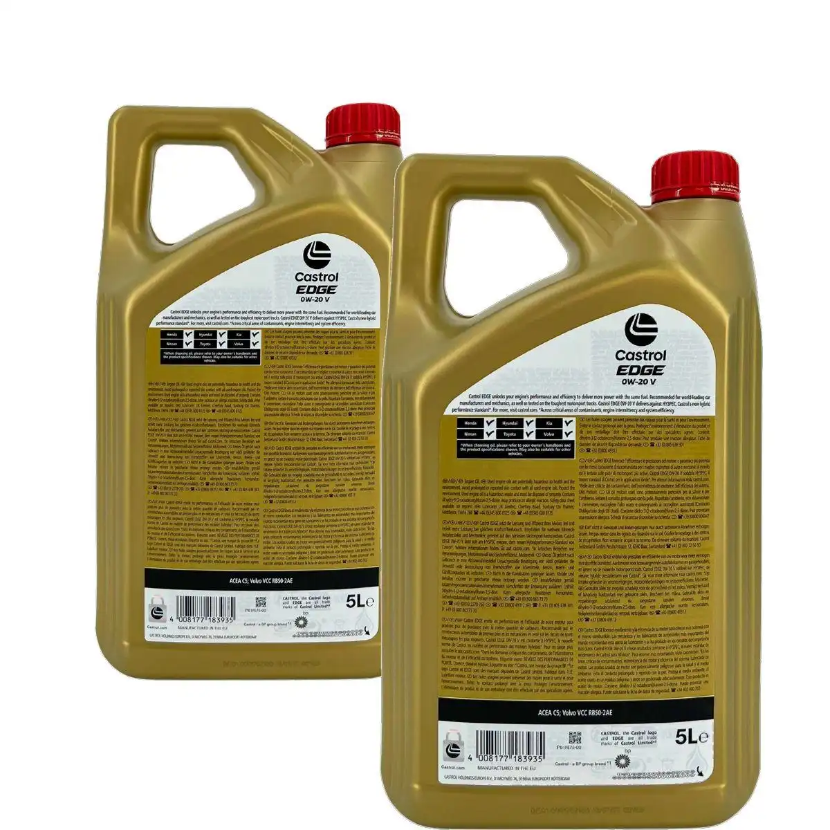 Castrol Edge 0W-20 V 2x5 Liter