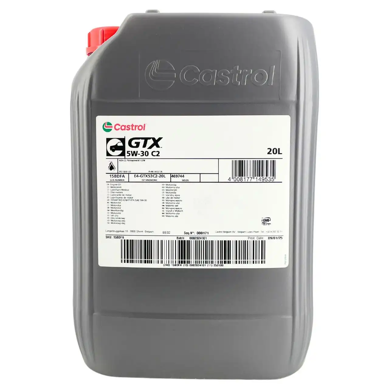 Castrol GTX 5W-30 C2 20 Liter