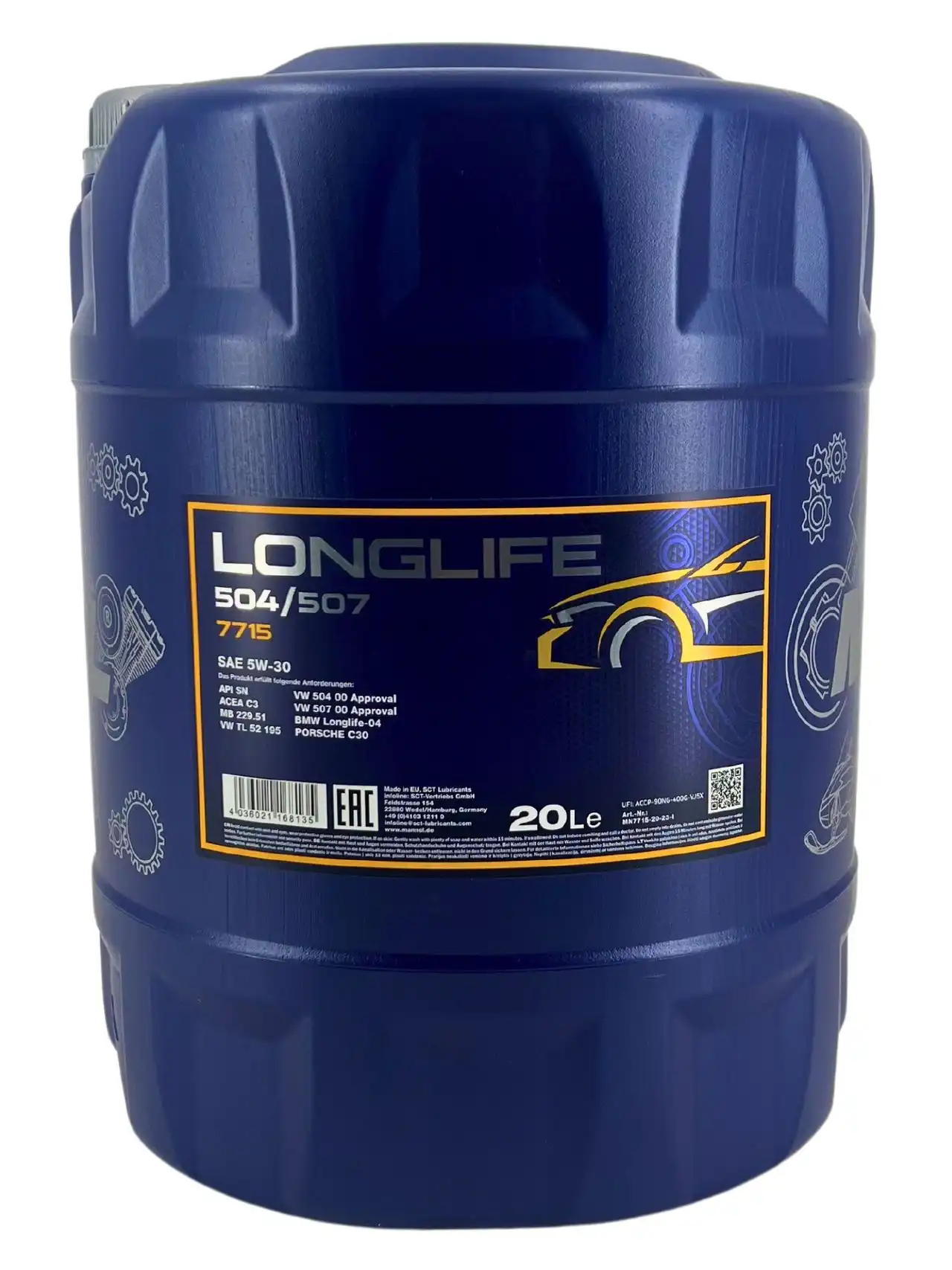 Mannol Longlife 504/507 5W-30 20 Liter