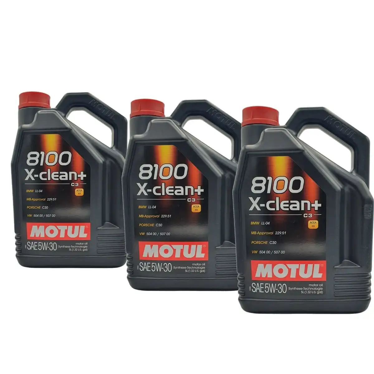 Motul 8100 X-clean+ 5W-30 3x5 Liter