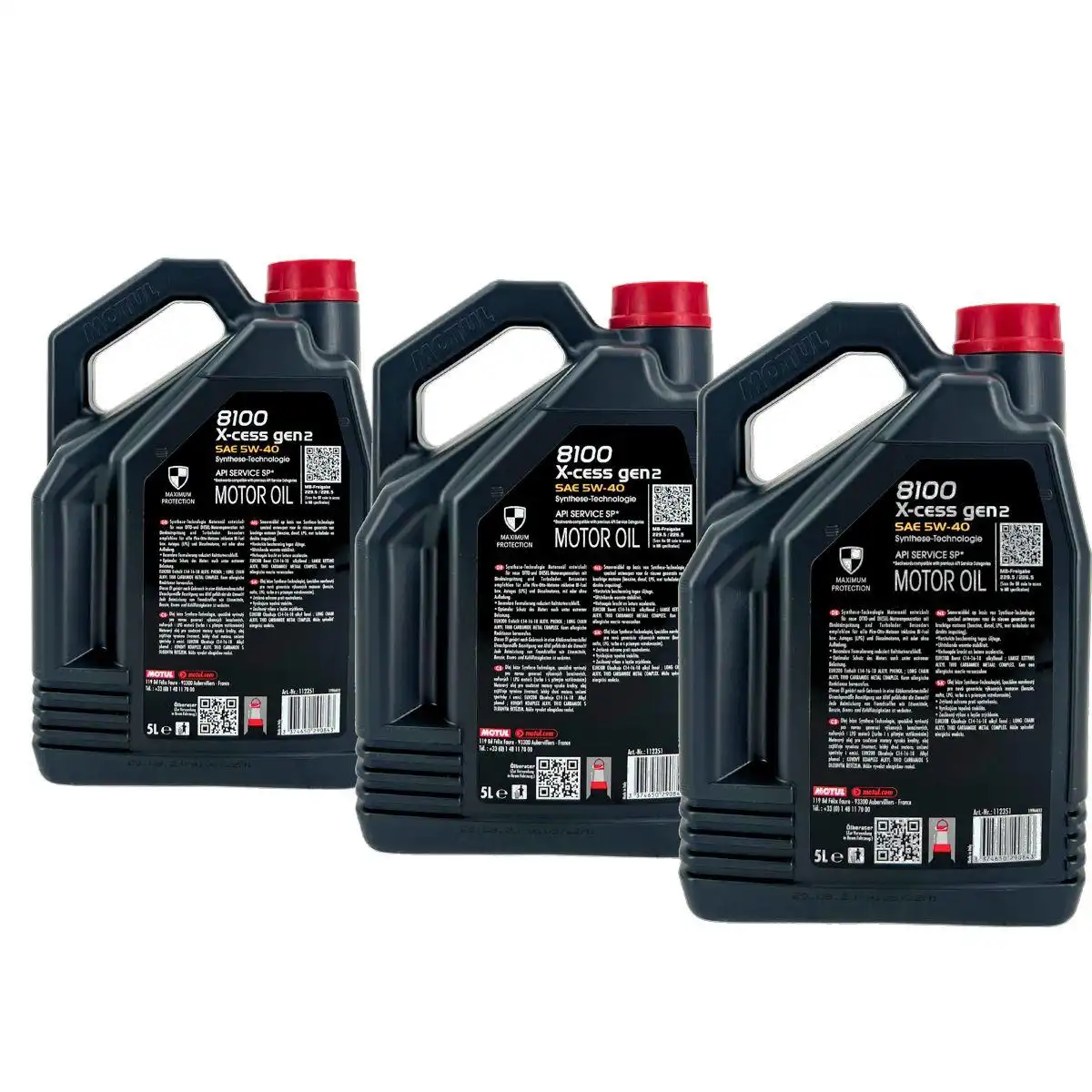Motul 8100 X-cess GEN2 5W-40 3x5 Liter