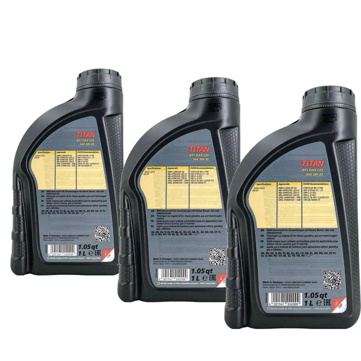 Fuchs Titan GT1 Flex C23 5W-30  3x1 Liter