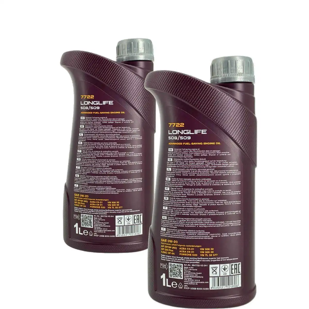Mannol Longlife 508/509 0W-20 2x1 Liter