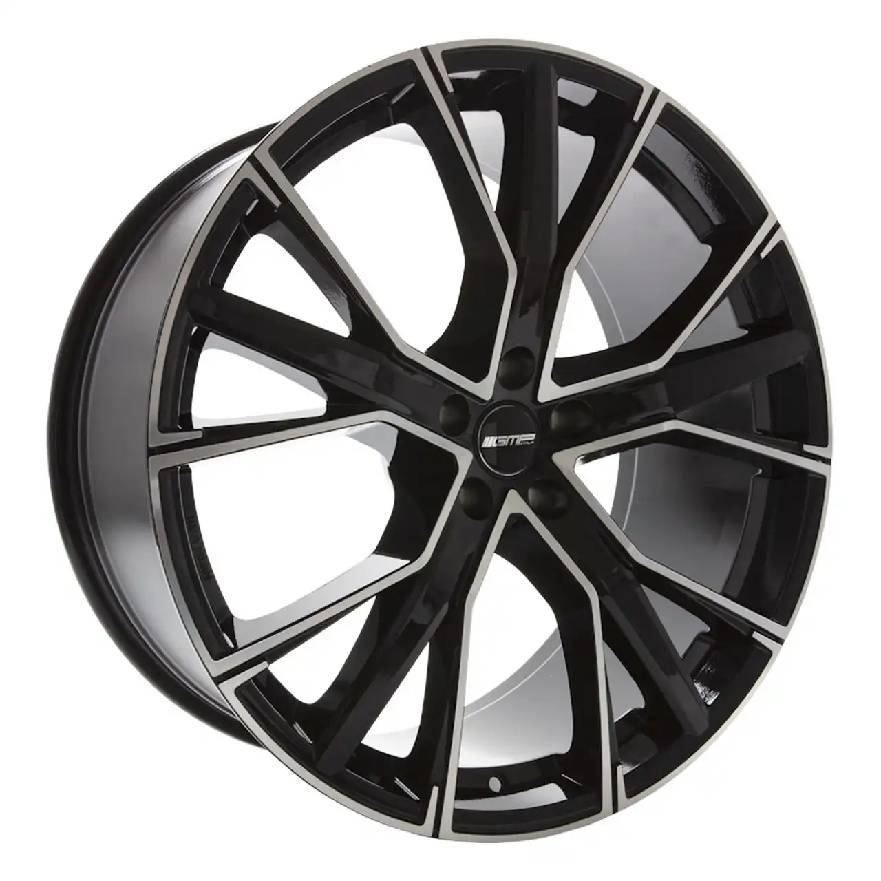 GMP GUNNER black polished 8.0Jx18 5x112 ET35