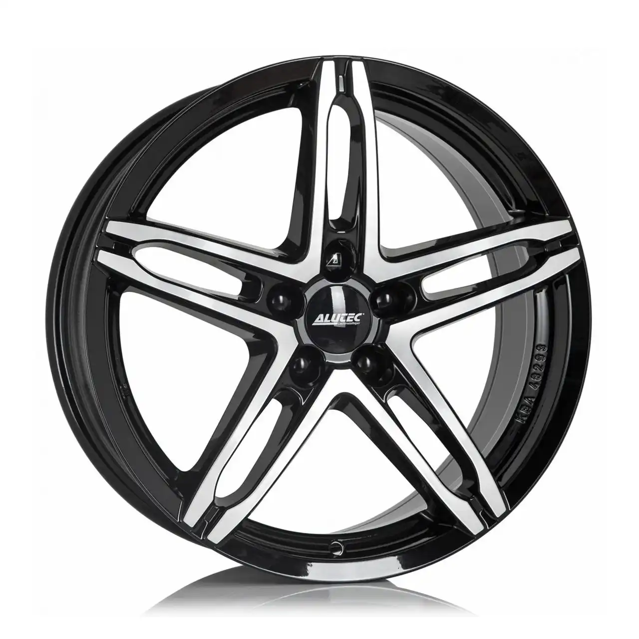 ALUTEC POISON diamantschwarz frontpoliert 8.0Jx18 5x114.3 ET45